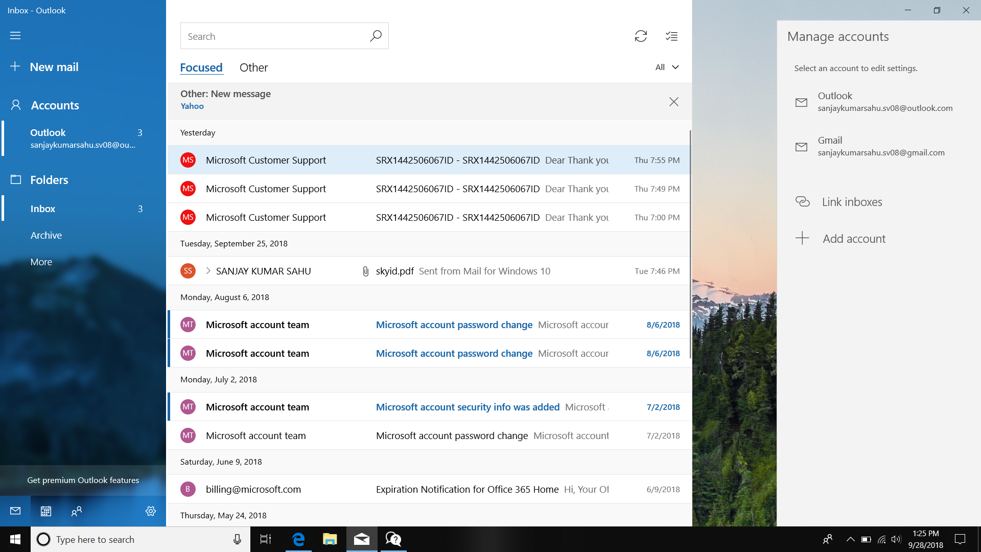 Настройка mail почты в windows 10 mail