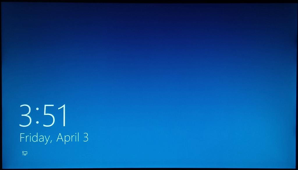 no lock screen image: a blue screen instead - Microsoft Community