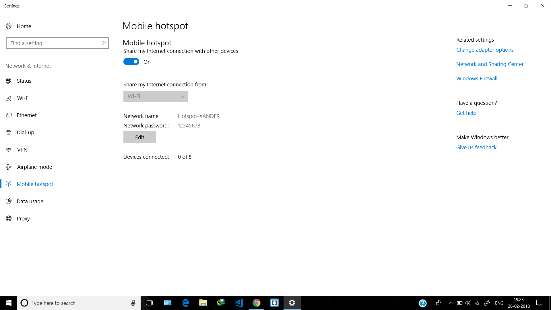 Mobile Hotspot Problem after Windows 10 Anniversary update - Microsoft ...