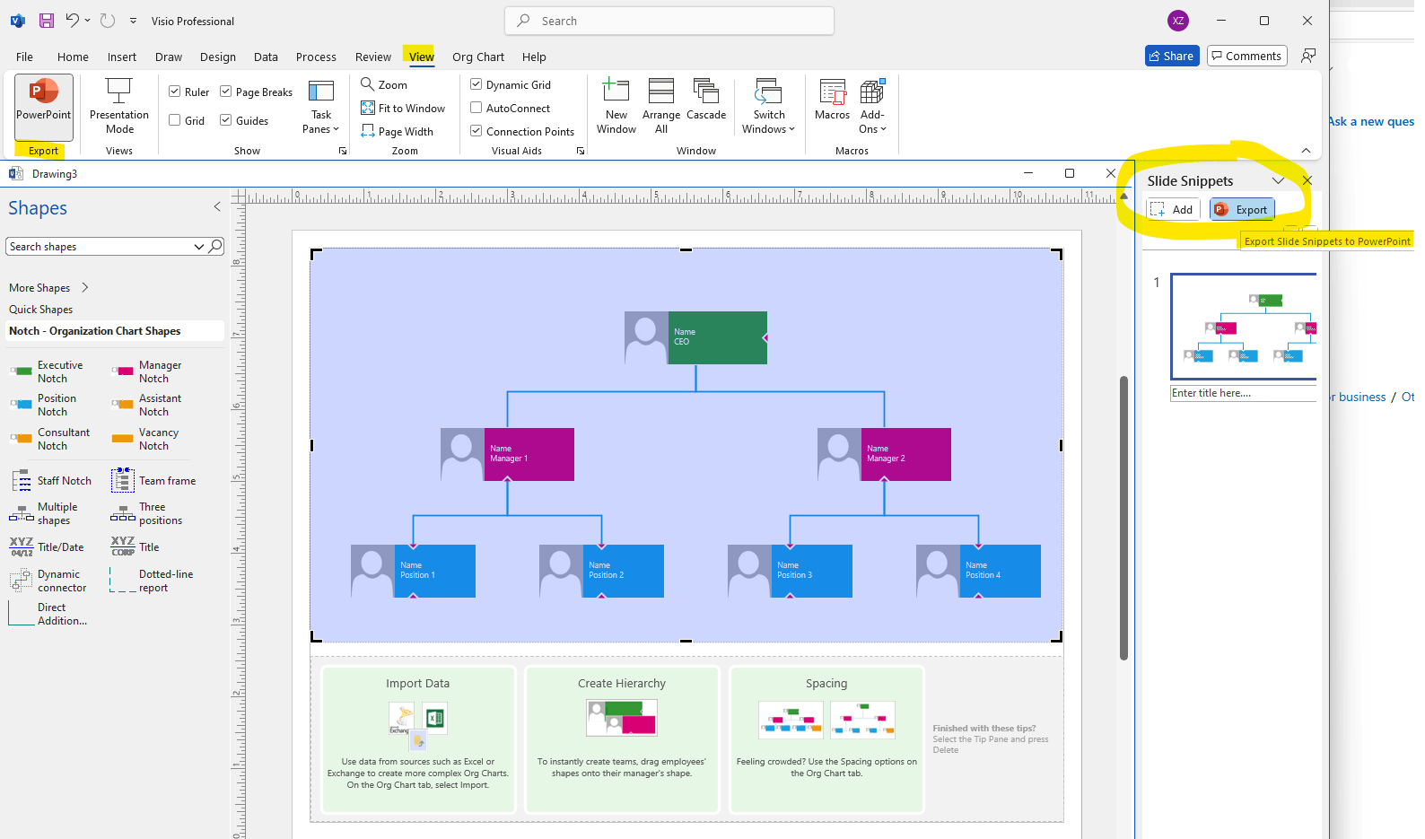 microsoft visio presentation