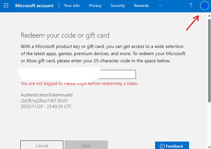 Xbox account 2024 redeem code