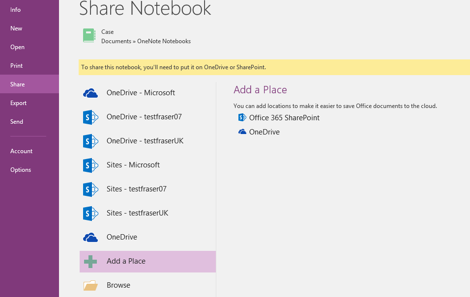 Move A OneNote 2016 For Windows Notebook To OneDrive - Microsoft Community