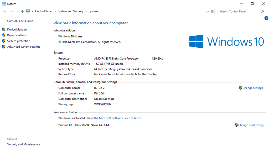 WIN10 does utilize 16GB of RAM, 8GB hardware reserved - Microsoft Community