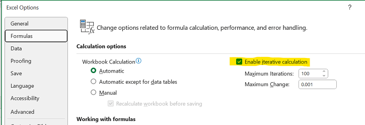 How to add Static Date stamp using a formula not shortcut keys