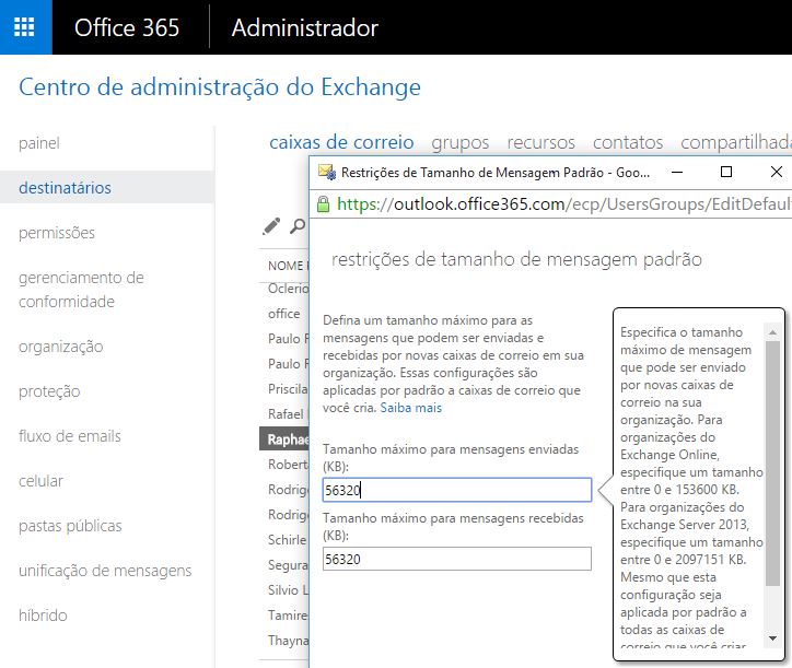 Increase email size limit Office 365 - Microsoft Community