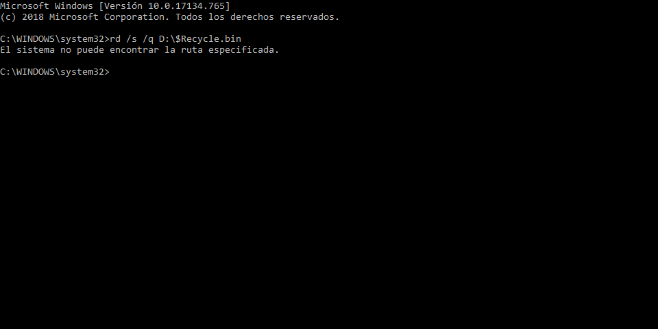 Windows 10 Cmd No Encuentra Recycle Bin Microsoft Community