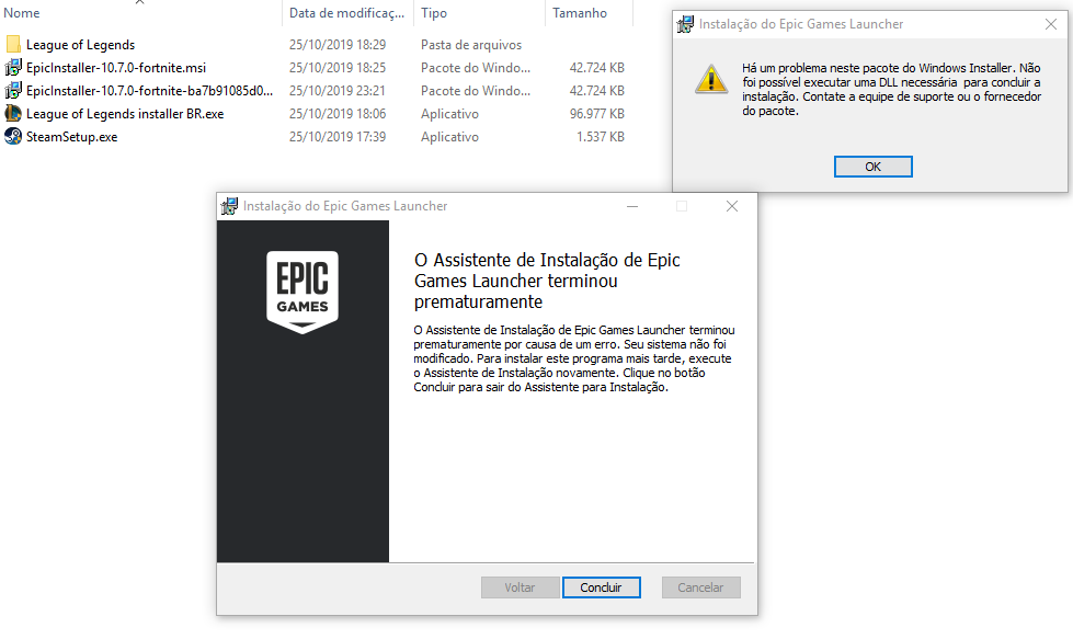 Como resolver o erro NÃO FOI POSSIVEL INSTALAR League Of Legends