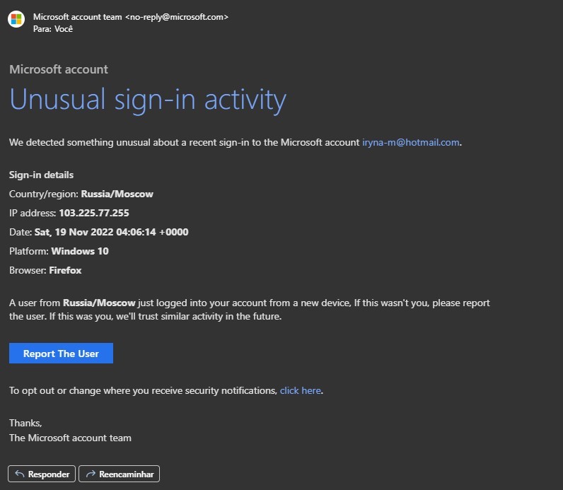 Update your Microsoft account if you're moving to a new country or region