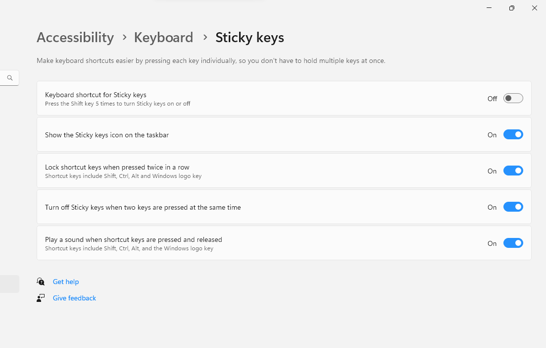 How to I permanently turn off sticky keys so that I don t have to