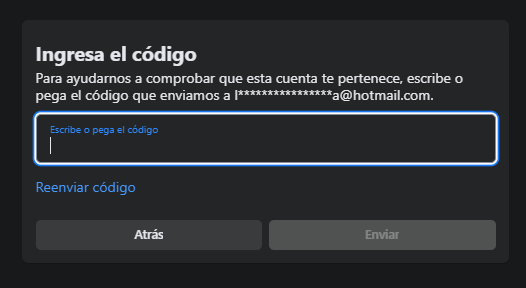 No Llega El Codigo De Facebook A Mi Correo Para Ver Si Esta Cuenta Me Microsoft Community 7465