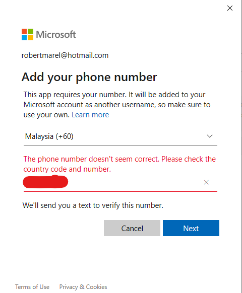 Microsoft Teams - Cannot Add Malaysian Phone Number - Microsoft Community