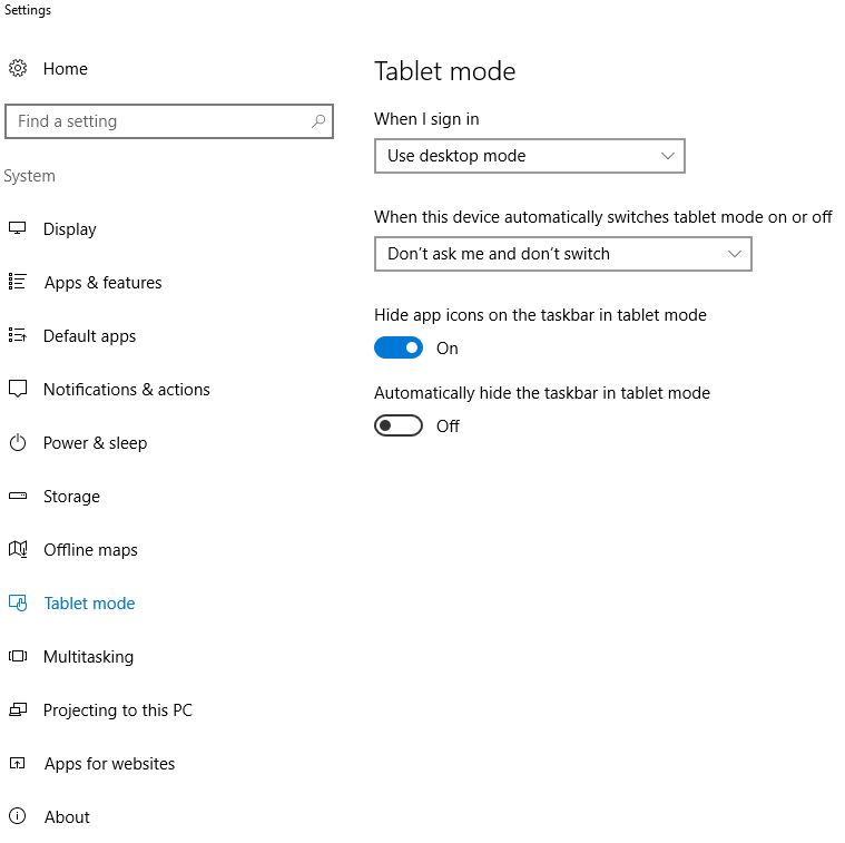 Onderdrukking opwinding Post How do I permanently disable tablet mode in Windows 10? - Microsoft  Community