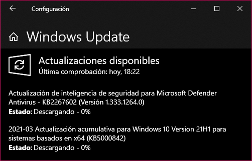 Actualización Acumulativa Kb5000842 21h1 19043906 Para Windows 10 Microsoft Community 6401