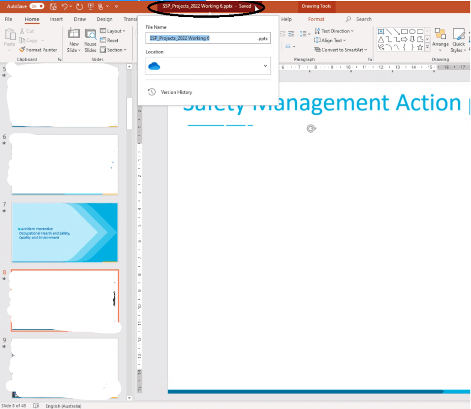 Powerpoint won t close after seeming to save file Microsoft