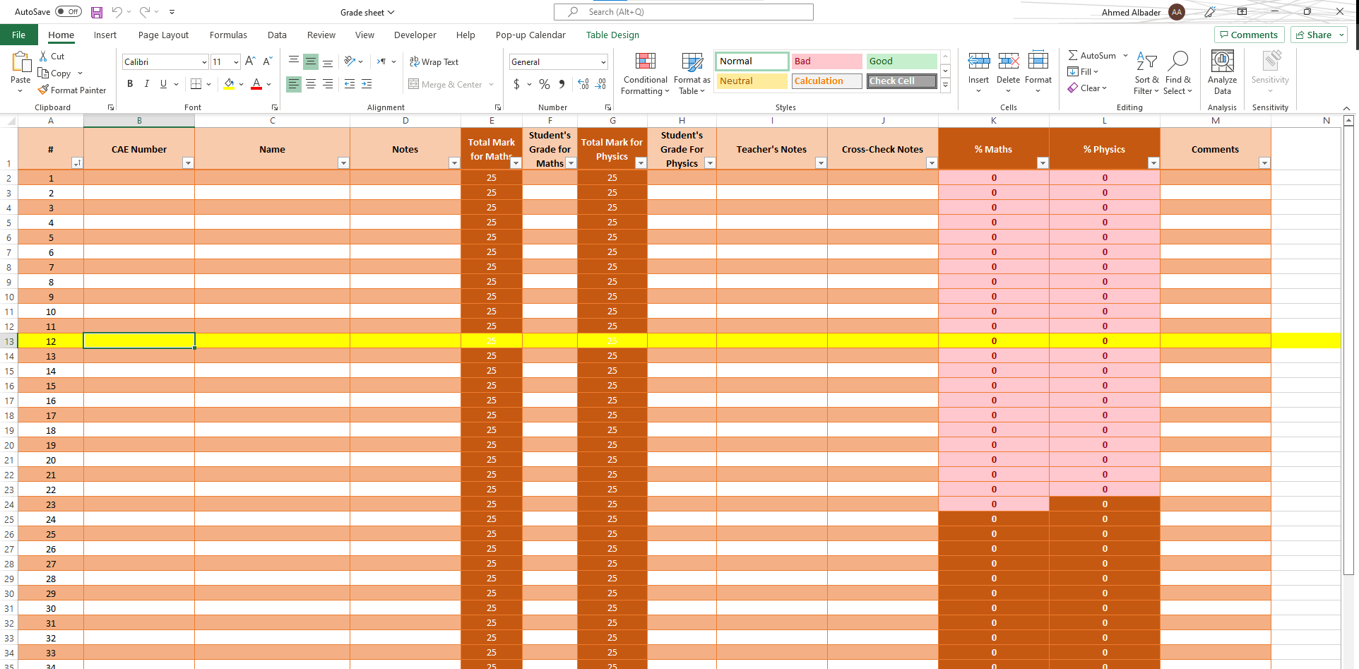 Highlight active row in Excel Microsoft Community