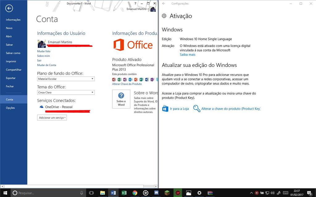 chave do office 2013