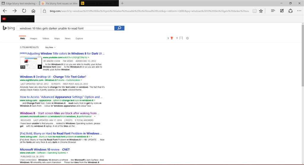 blurry text and tabs on Microsoft Edge darkens Microsoft Community
