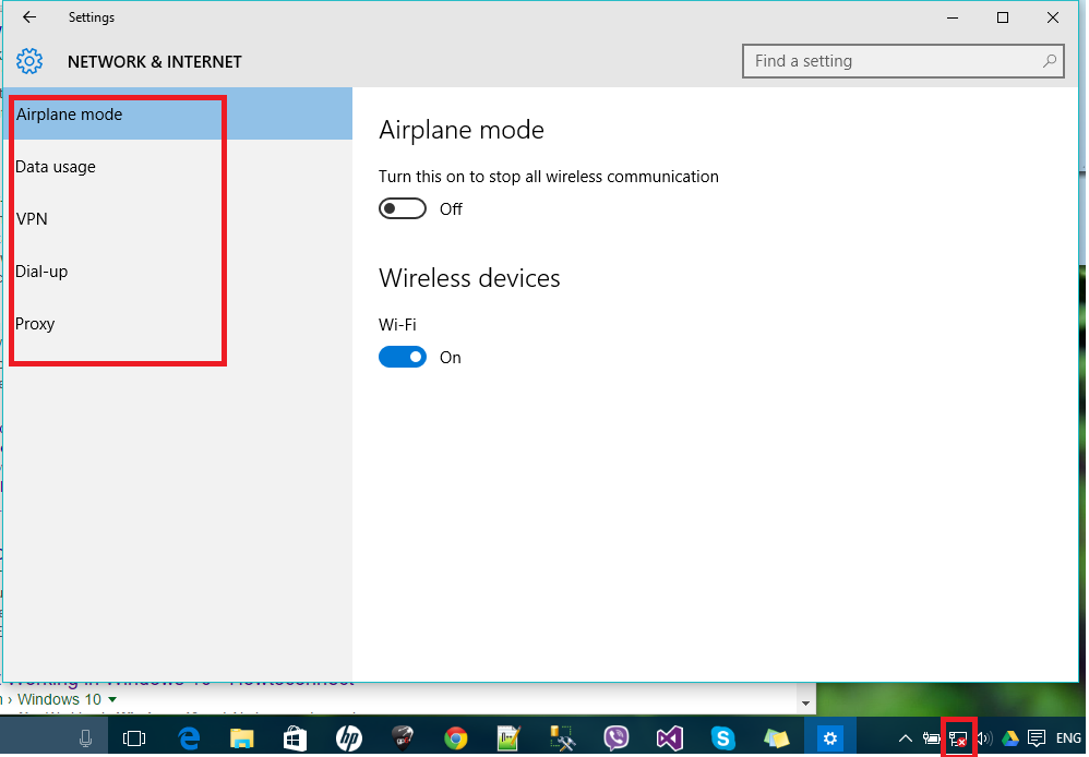 Wi fi not showing up windows 10