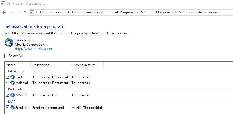 Hkeylocalmachine Software Clients Mail Default Program Associations