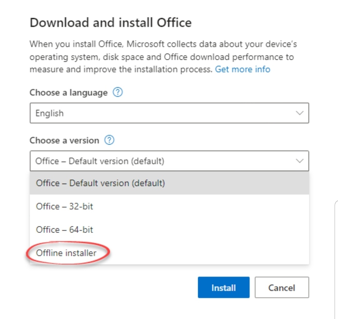 How to get the offline setup of office 365? - Microsoft Community