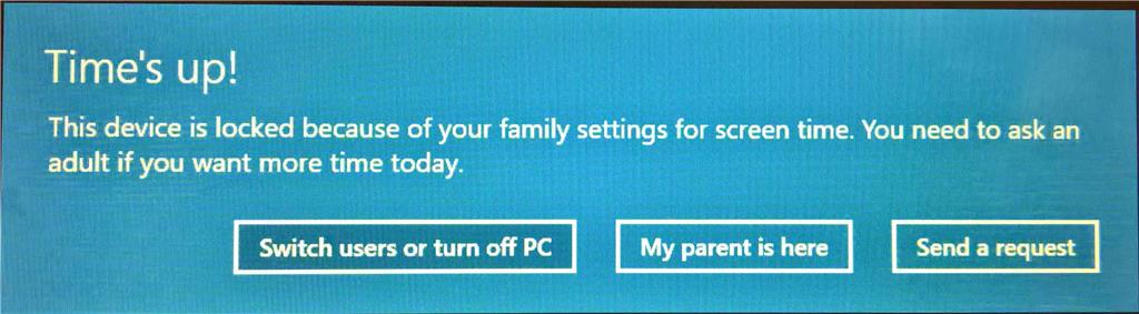 Family Screen Time Limits Do Not for One my - Microsoft