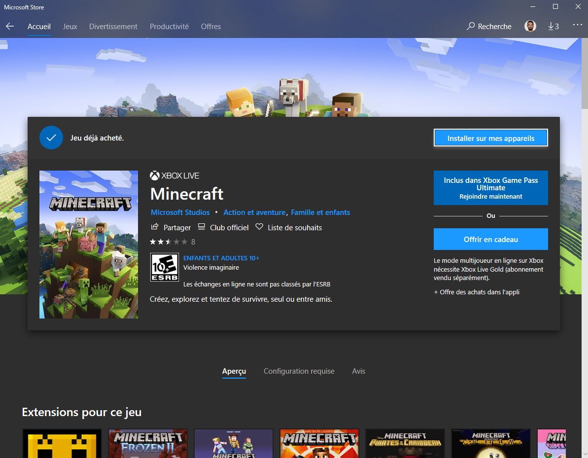 Microsoft-owned Minecraft no longer supported on Microsoft-owned