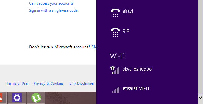 Windows 8 Airplane Mode