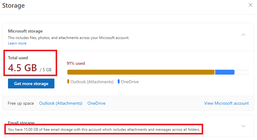 how-much-storage-is-allowed-for-a-hotmail-account-microsoft-community
