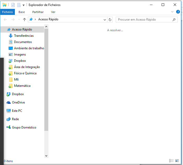 O explorador de arquivos não carrega os arquivos - Microsoft Community