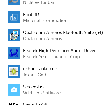 Realtek High Definition in der Build 17035 REDSTONE 4 funktioniert nicht und der Ton ist zu leise.