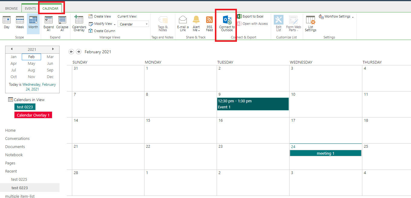 SharePoint Online Calendar, Event and Outlook images not all showing ...