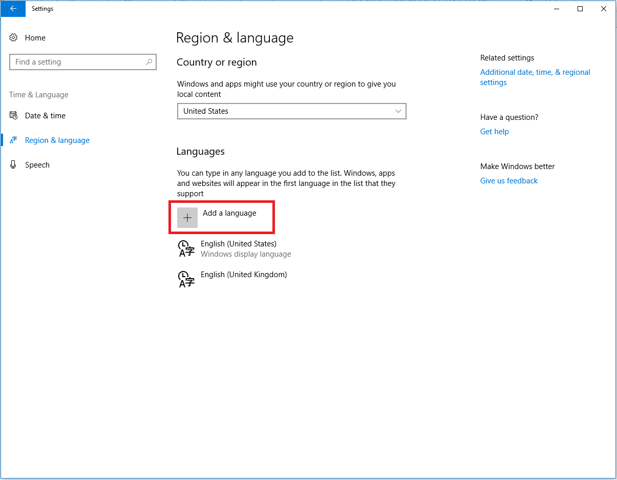 Want To Change Language From Japanese To English After Windows 10 Microsoft Community