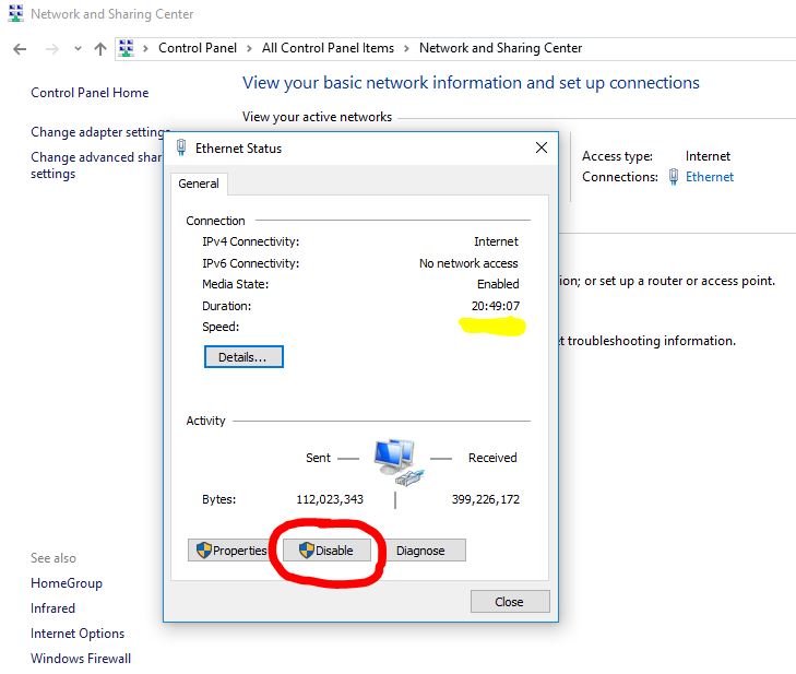 Ethernet Cable doesn't show up as being plugged in - Microsoft Community