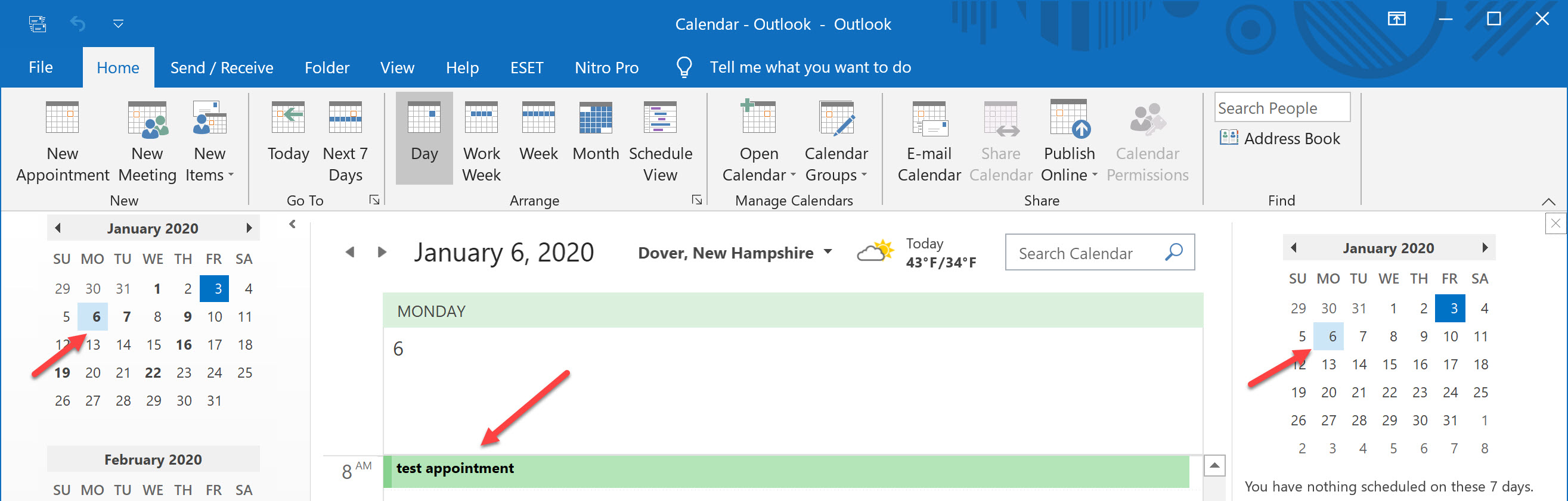 Outlook 2016 Not Syncing Calendars in "Mail" View vs. - Microsoft Community