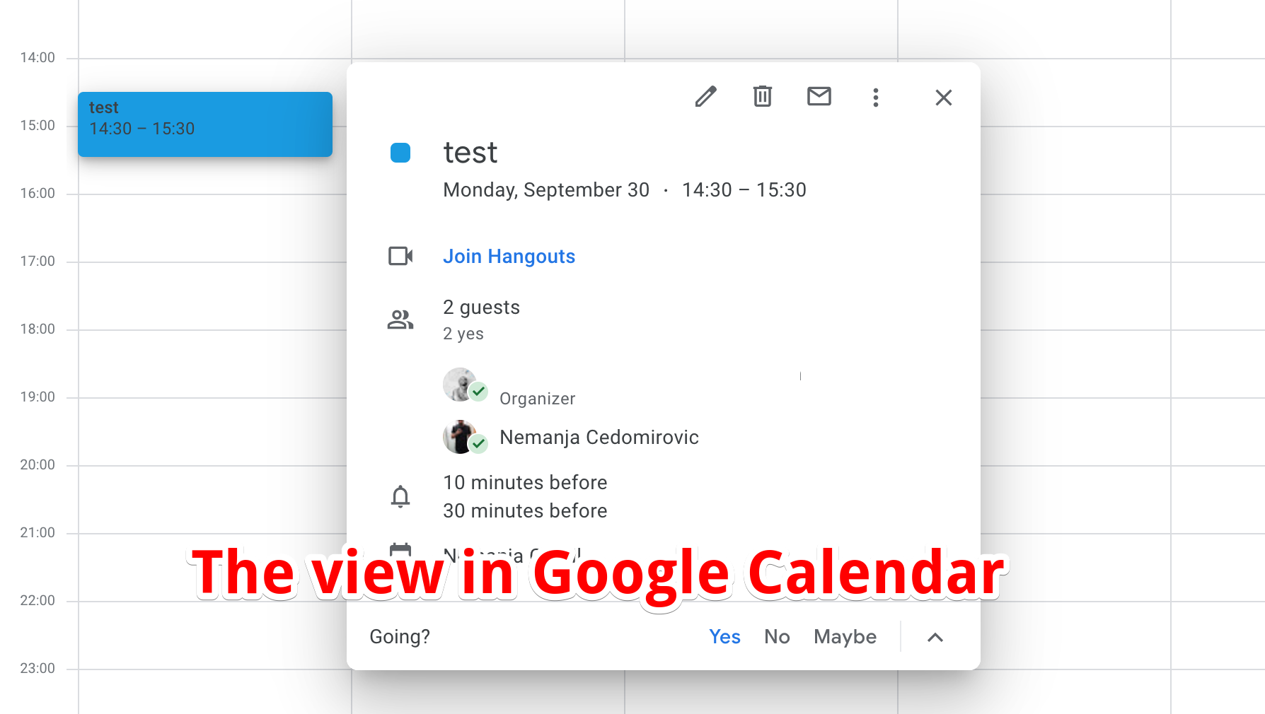 Hangouts Plugin For Outlook