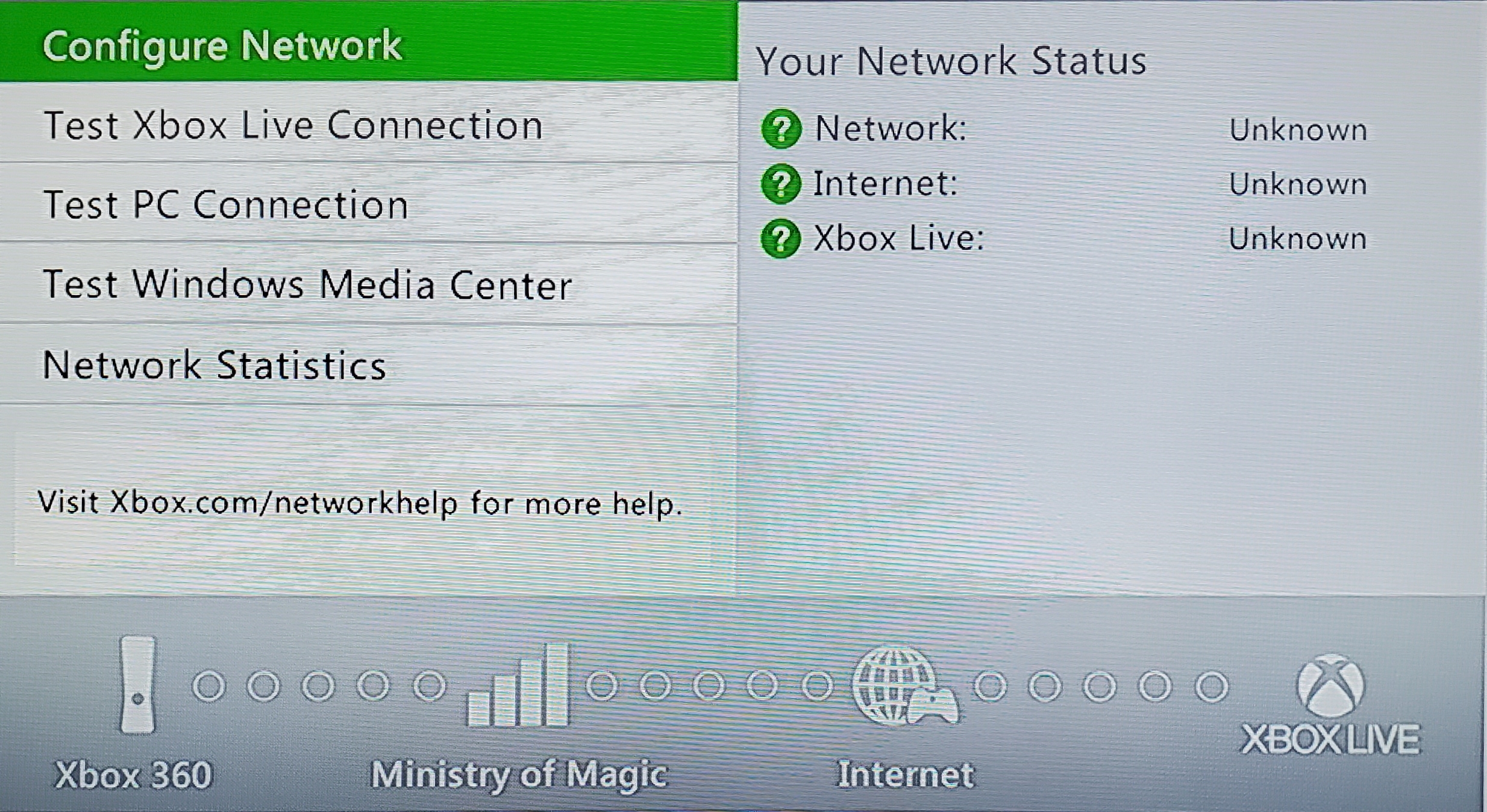 Xbox Live Error 8015190E, Your console can't connect to Xbox Live