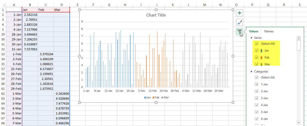 How to change Excel 2016 Y-axis scale with time values ...