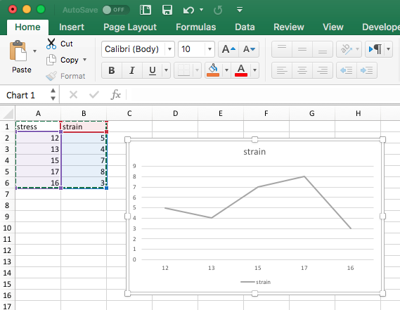 2015 Excel: Choosing X and Y values on a graph? - Microsoft Community