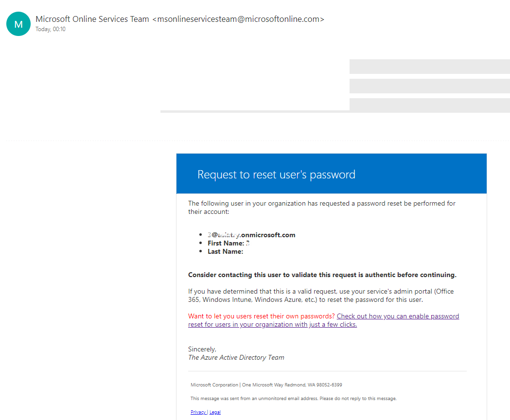 Password Reset Email is it real? - Microsoft Community