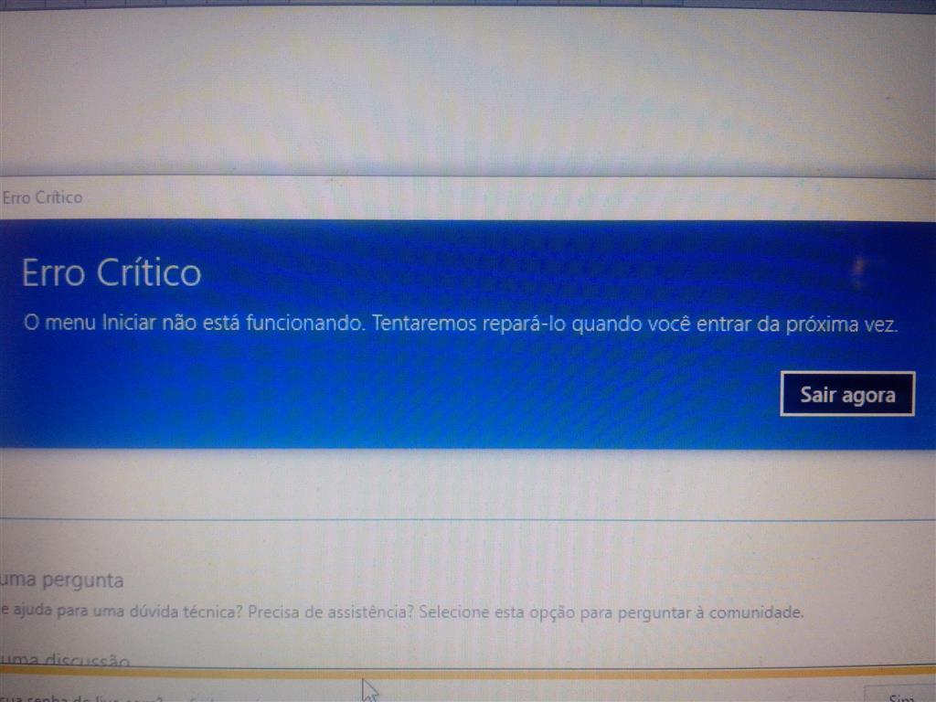 Windows 10 tem um erro crítico que afecta o Menu Iniciar