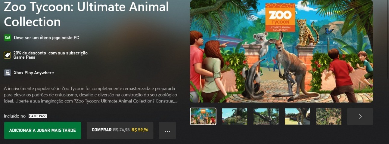 Buy Zoo Tycoon: Ultimate Animal Collection