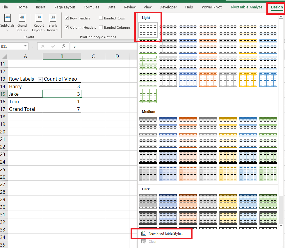 Excel Pivot Table formatting - Microsoft Community