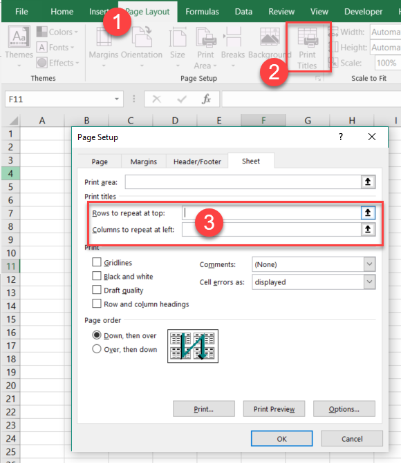 Oh My God How To Set Rows To Repeat At Top In Excel Best Nutrition 6383