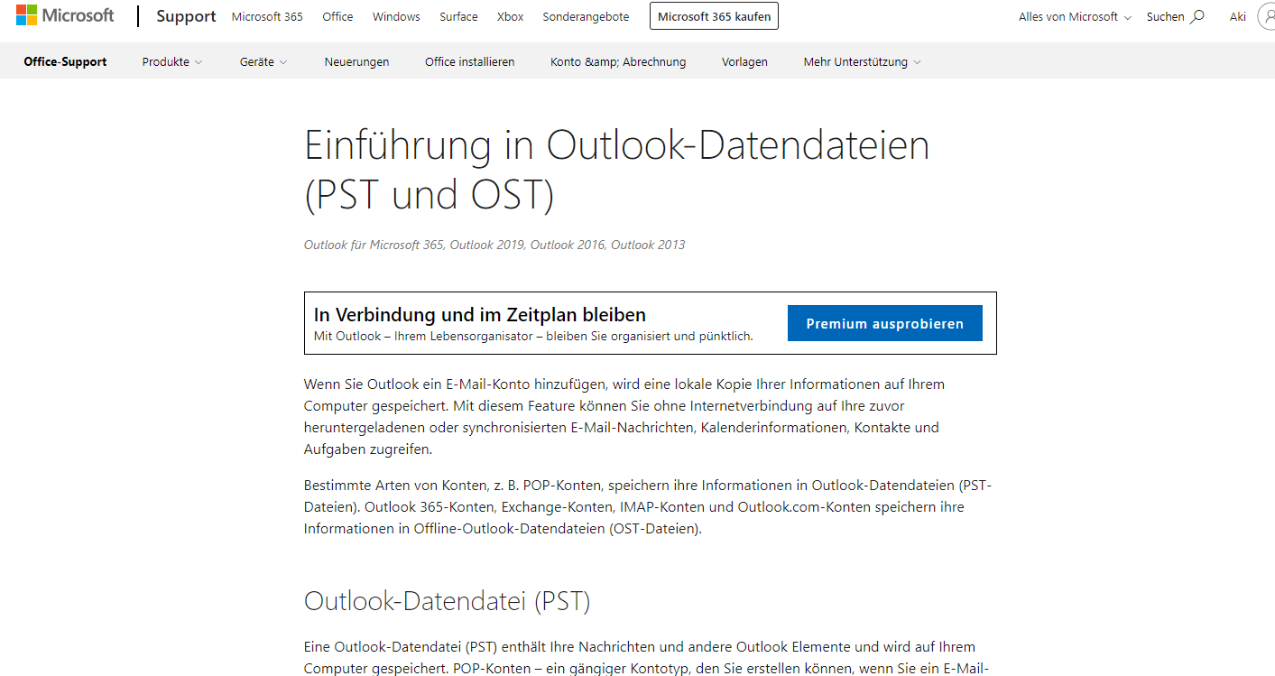 Weiteres Konto Im Outlook Geht Nicht Einzurichten - "Wir Konnten Die ...