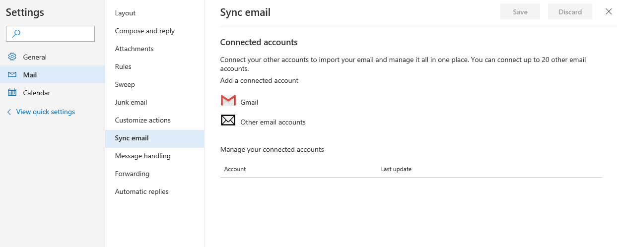 How to add a non-Gmail email account to 