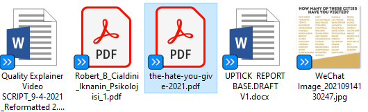 How to remove double arrows in a blue box on the left corner of icons microsoft community