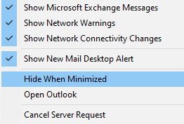 Outlook reconfigures the window size when minimizing or closing. It ...