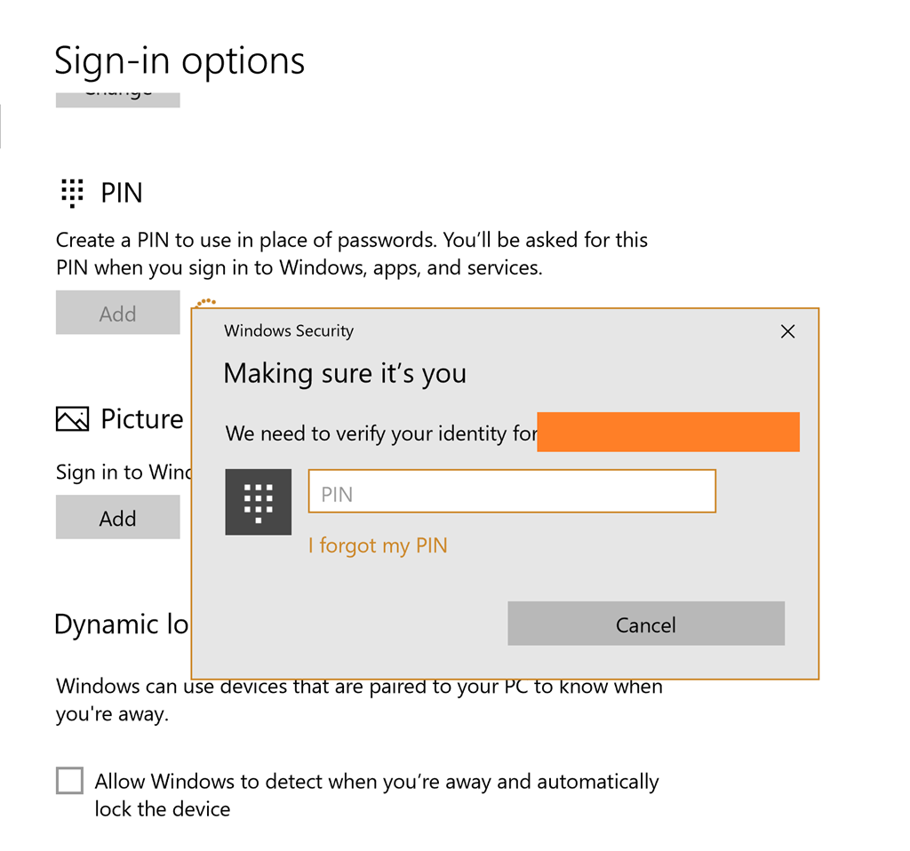 I Have A Pin Set Up But I Suddenly Cant Sign In With It Microsoft