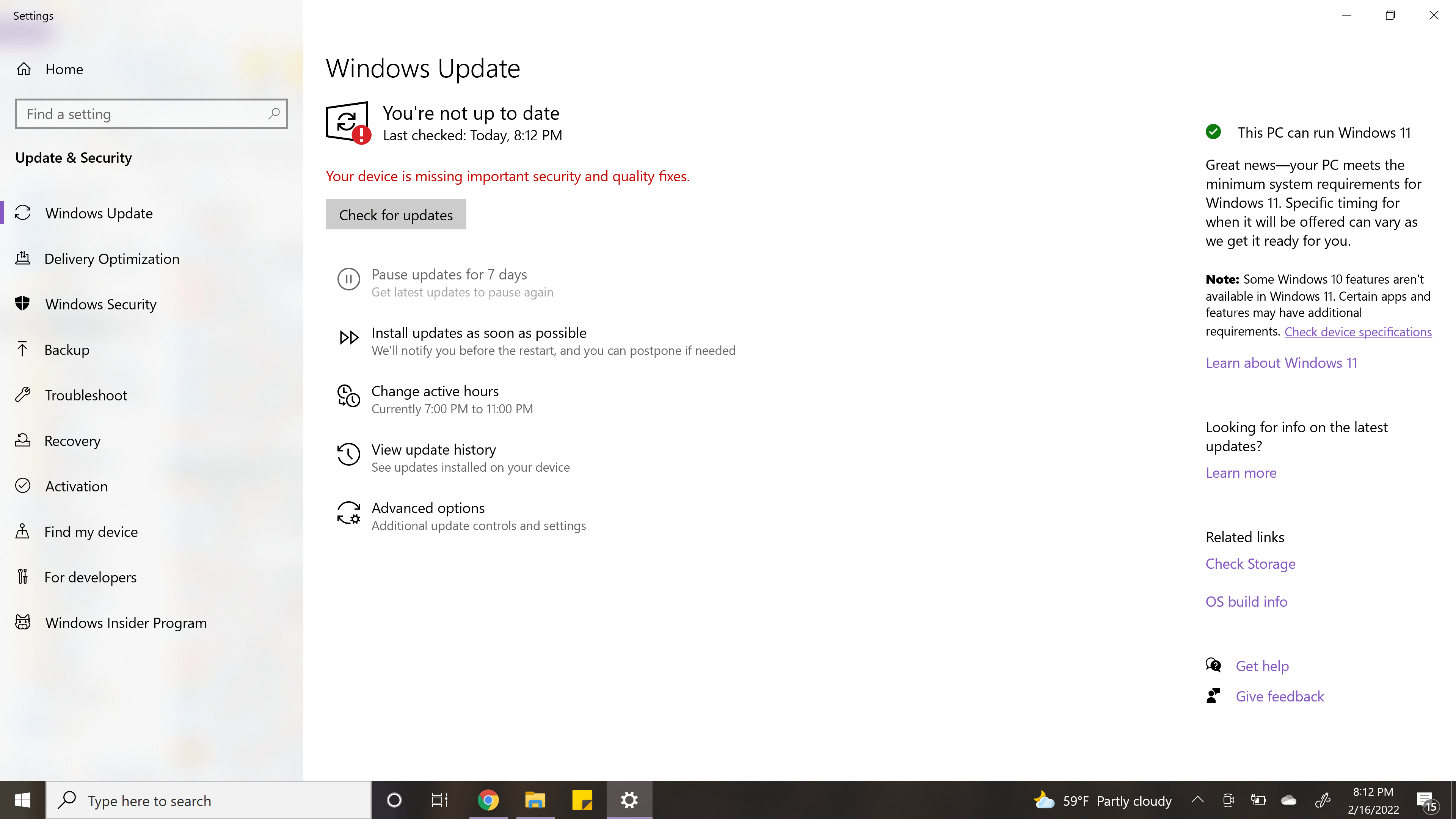 windows-is-not-up-to-date-but-no-updates-appear-microsoft-community