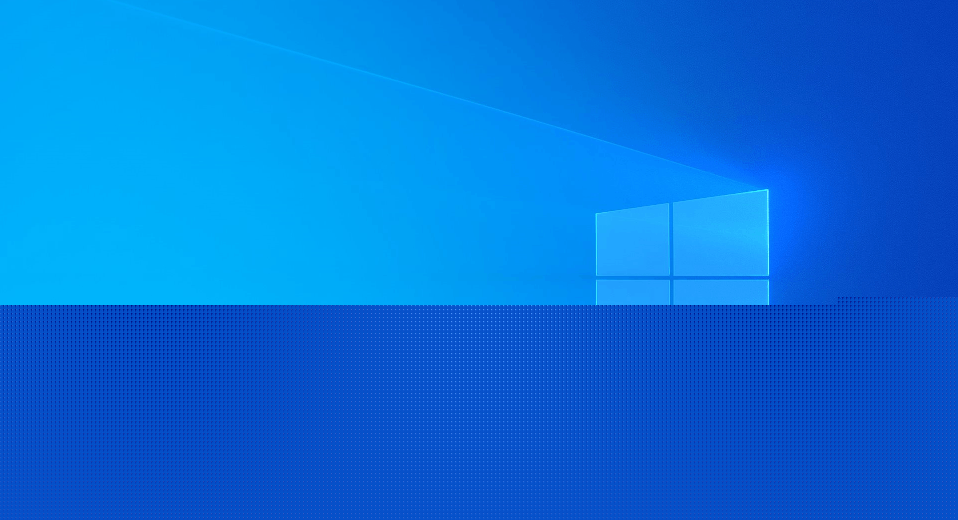 Fondo de windows dividido por una linea azul - Microsoft Community